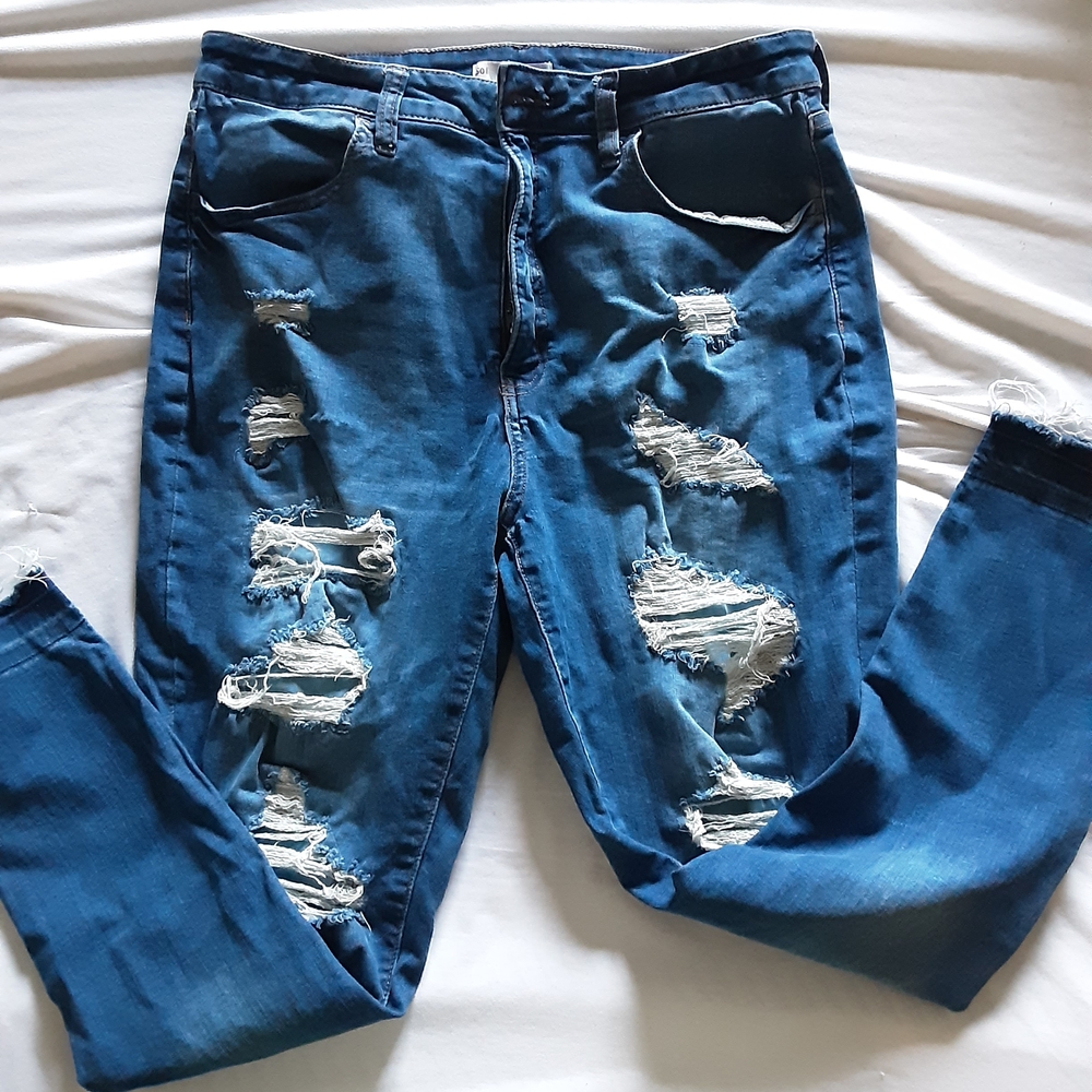 SO Blue Curvy Jeggings